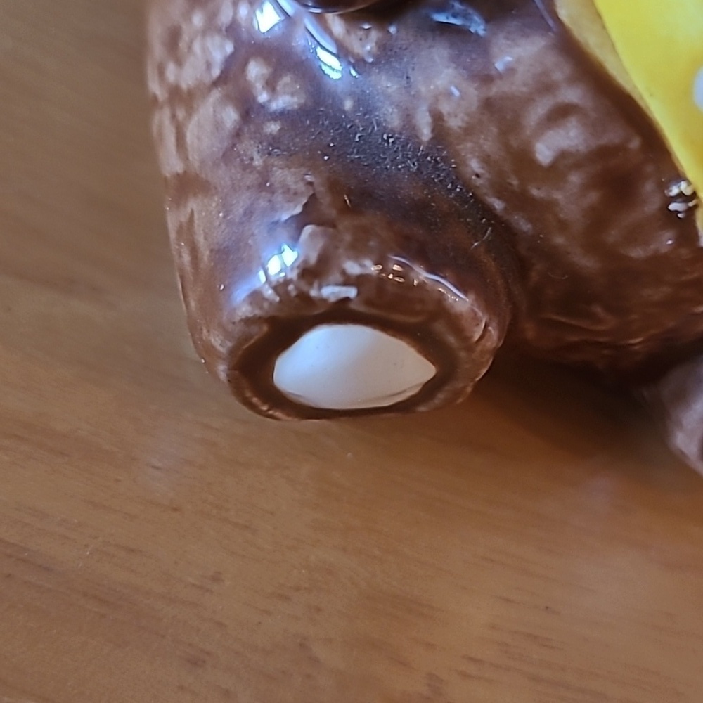 OTAGIRI Vintage 1983 Brown Bears Wearing Bandanas Salt and Pepper Shaker Set - Picture 14 of 16
